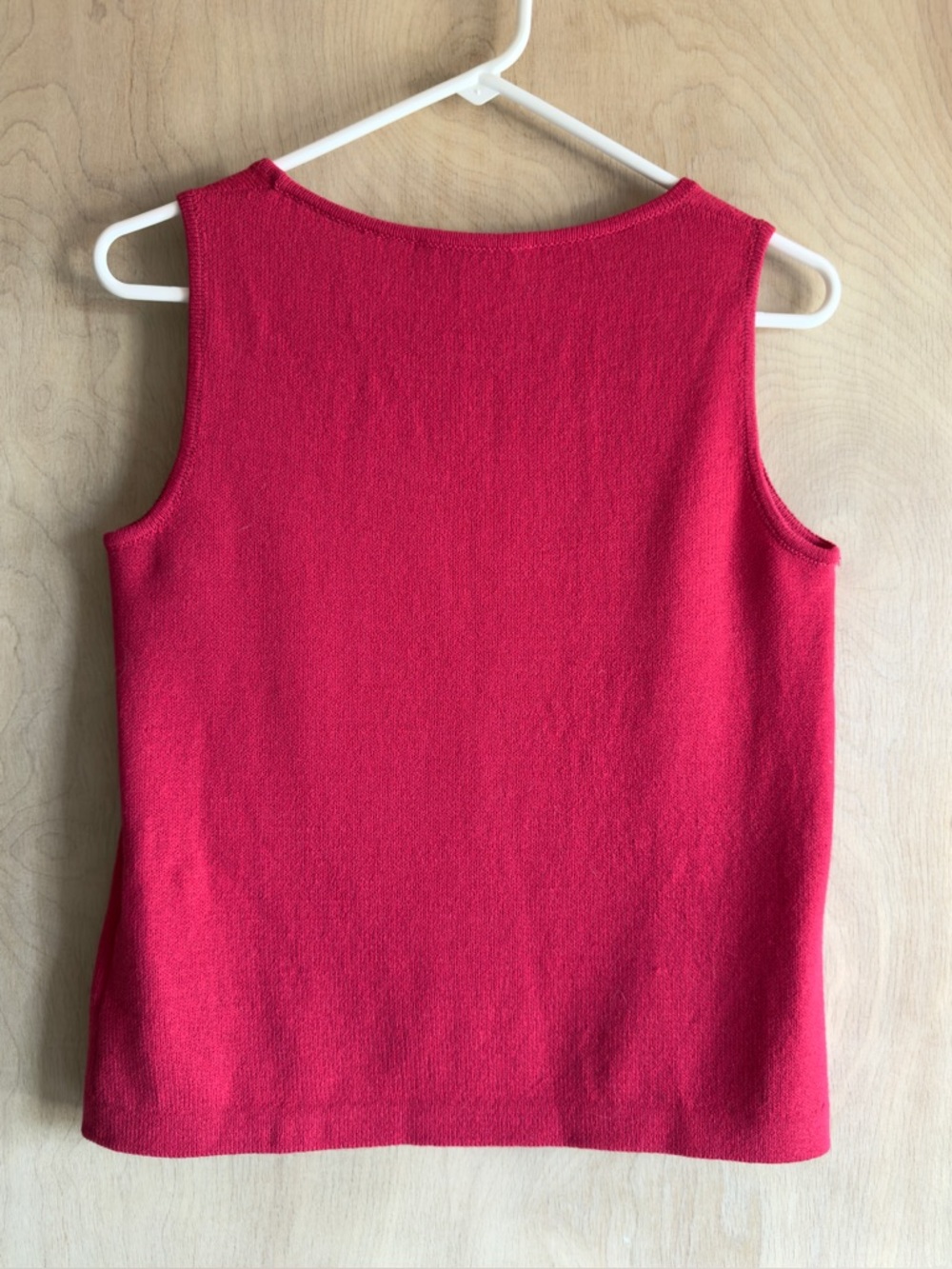 St. John Santana Knit Tank Pink Scoop Neck Shell Top Women’s Small Classic - Picture 3 of 8